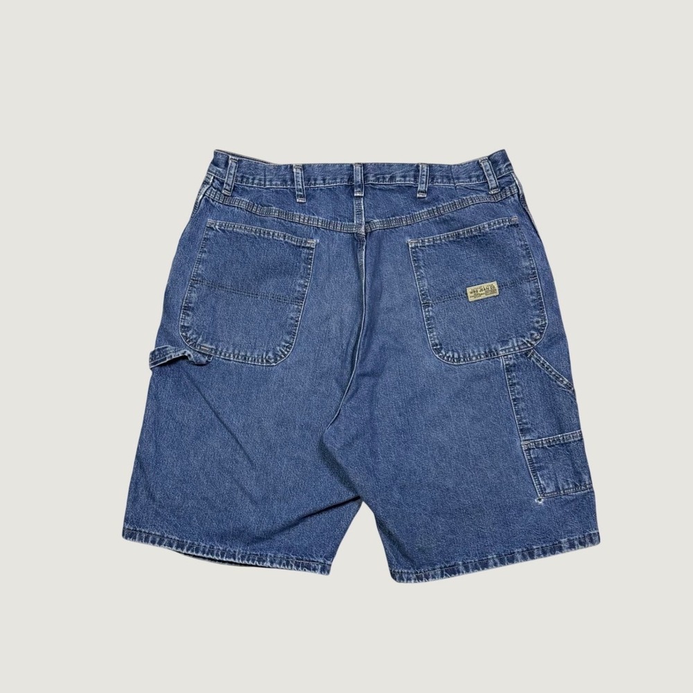 Wrangler WRG Jean Co Mens Carpenter Shorts Blue Denim Workwear 36 6400WDV